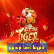 spicy bet login